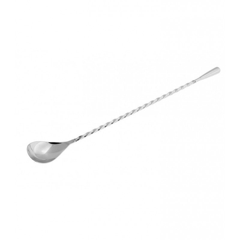 Stainless Steel Teardrop Bar Spoon 30cm | Cocktail Mixing Tool | Bar46 Brand