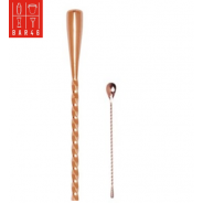 Copper Plated Teardrop Bar Spoon 30cm | Bar46 Brand Cocktail Tools