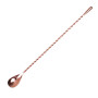 Copper Plated Teardrop Bar Spoon 30cm | Bar46 Brand Cocktail Tools