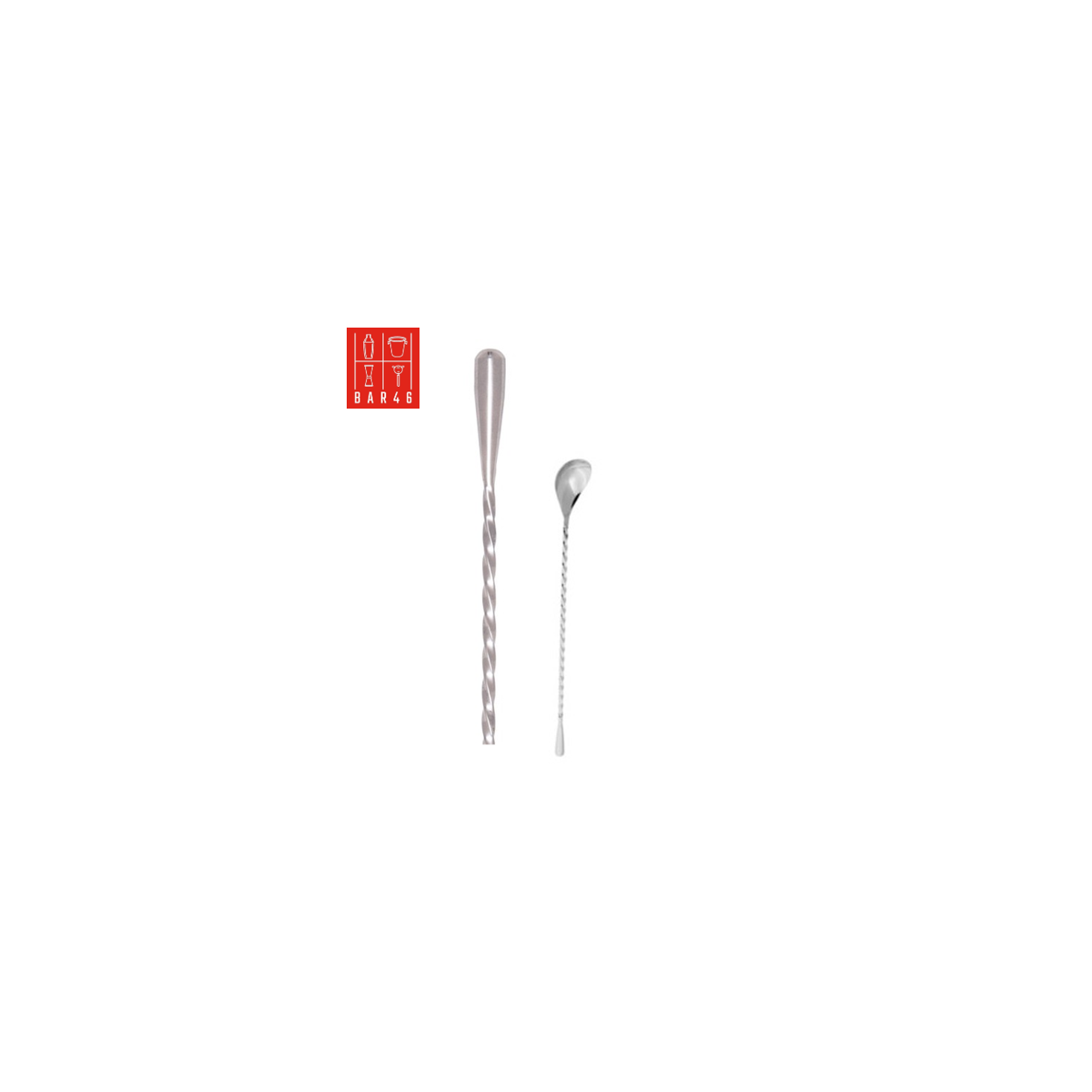 45cm Stainless Steel Teardrop Bar Spoon | Bar46 Brand Cocktail Tool