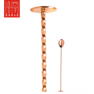 Gold Bar Spoon with Muddler 30cm | Bar46 Brand Cocktail Tool