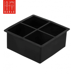 Silicone Ice Cube Tray – 4 Moulds for Cocktails | Bar46 Brand