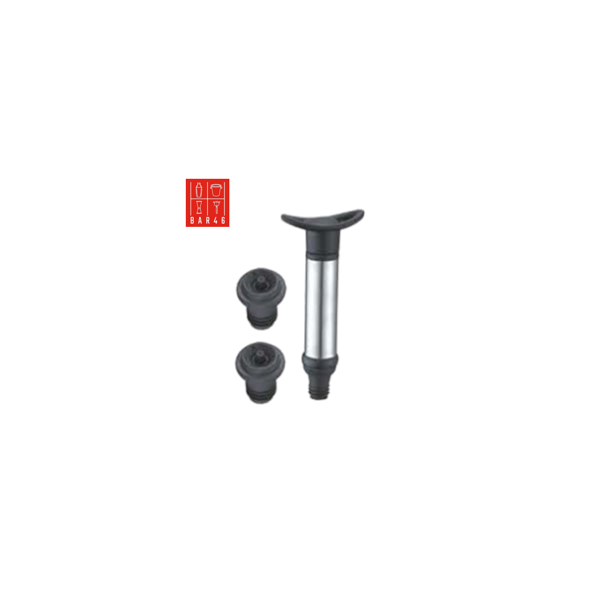 Vacuum Wine Saver Stopper with Pump & 2 Stoppers | Bar46 Brand