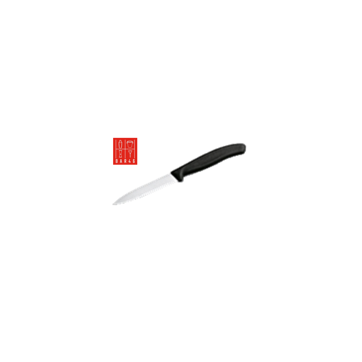 Black Paring Knife 18.5cm | Bar46 Brand Professional Knife