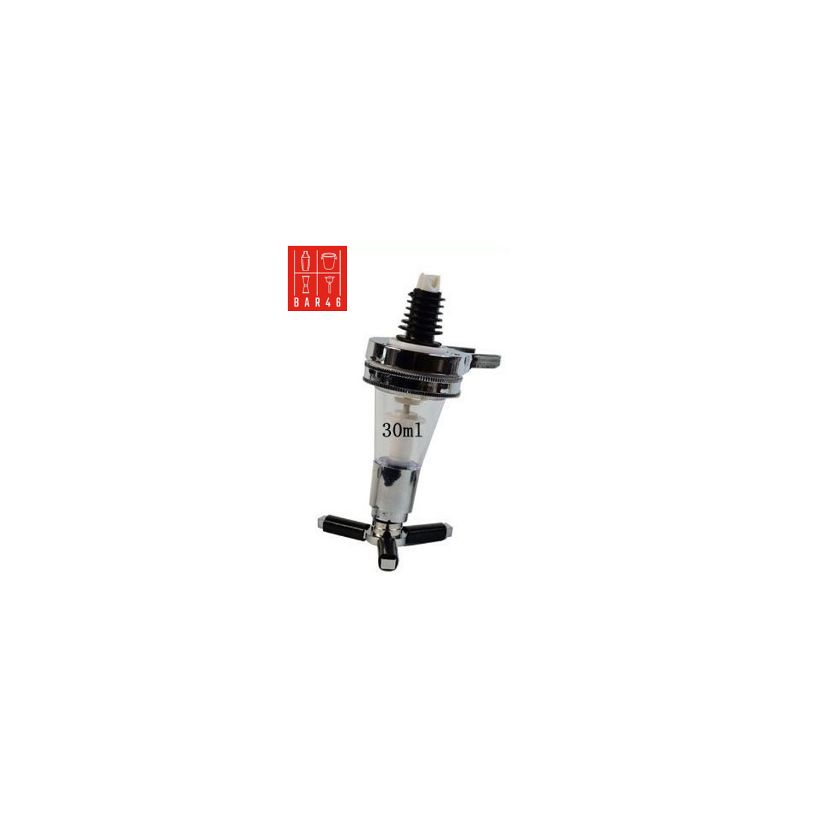 Black Classical Solo Spirit Measure 30ml | Bar46 Brand
