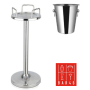 Set Tulip Stand + Ring Handle Wine Bucket (Stainless Steel, 4 L) Bar46 Brand