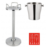 Set – Tulip Stand + Double Wall Wine Bucket with Knobs (4 L) Bar46 Brand