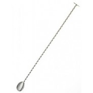 Café de Paris, Stainless Steel Bar Spoon with Muddler, (16"/40cm)