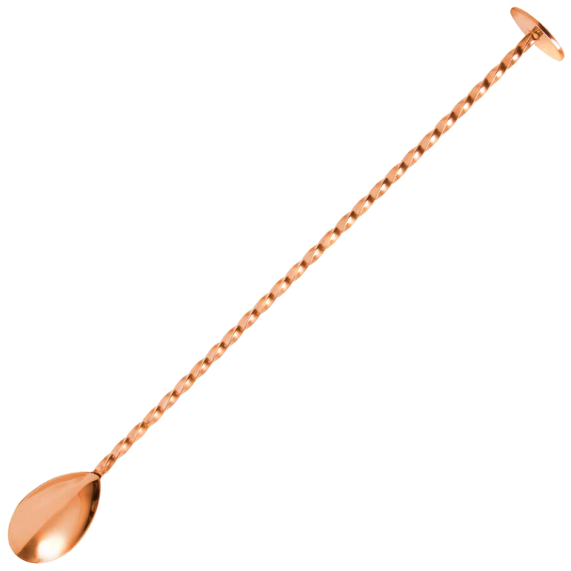 Copper Bar Spoon with Muddler 40cm | Bar46 Brand Cocktail Tool