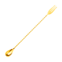 Gold Bar Spoon with Trident 40cm | Bar46 Brand Café de Paris