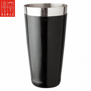 Set Up Faster with Bar46 Brand Black Vinyl Boston Shaker 800ml