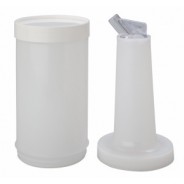 Store 'N Pour White Container with White Spout and Cap, (1Qt./1.1l)