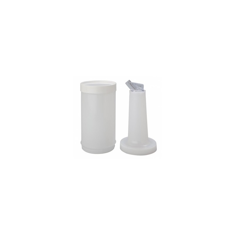 Store 'N Pour White Container with White Spout and Cap, (1Qt./1.1l)