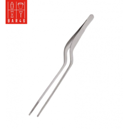 Offset Chef Tweezer 20cm – Stainless Steel Precision Tool by Bar46