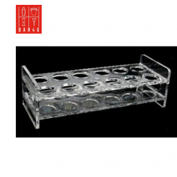 Acrylic 12 Shot Glasses Tray – Bar46 Party Drinkware Holder