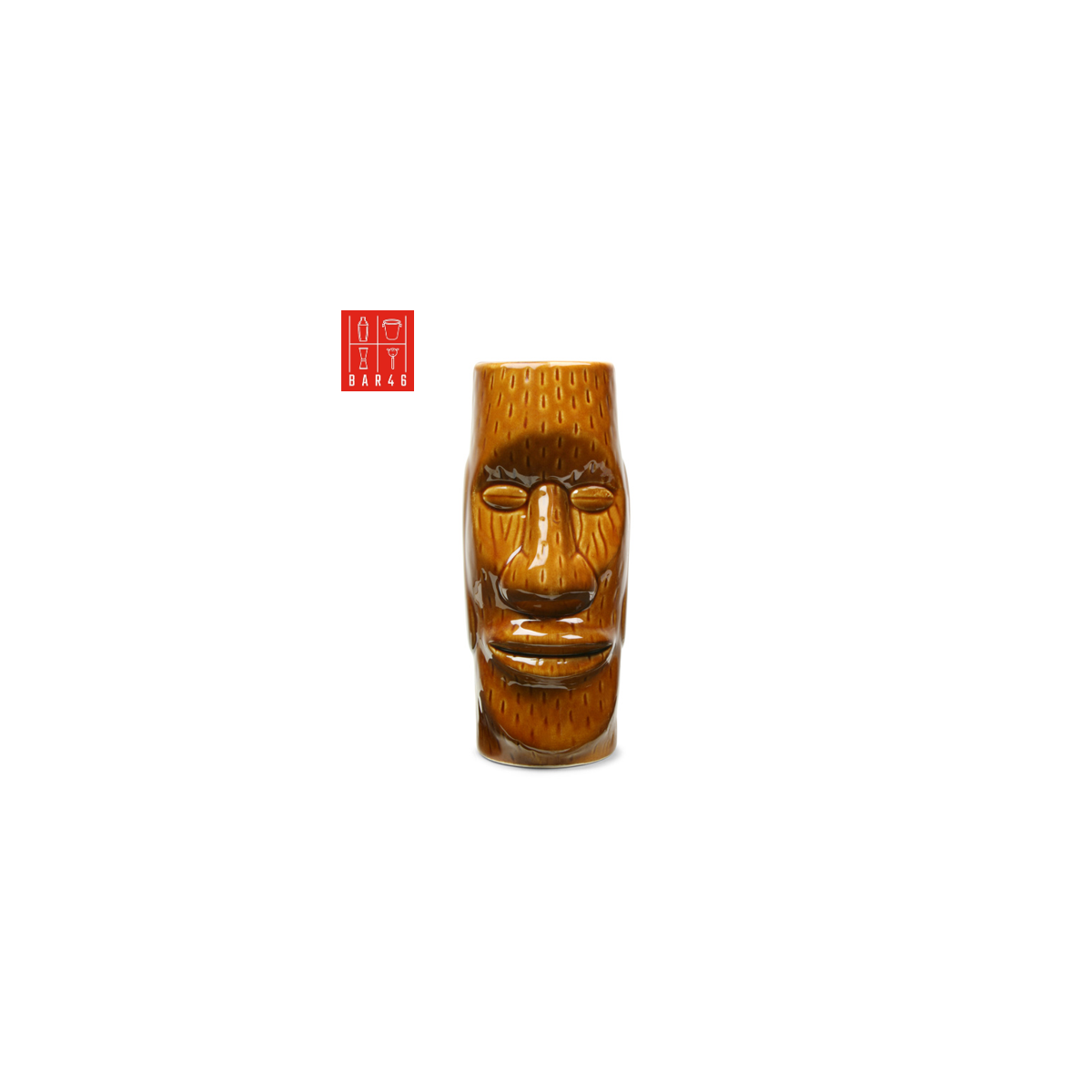 Easter Island Ceramic Tiki Mug 450ml – Bar Mug | Bar46 Brand