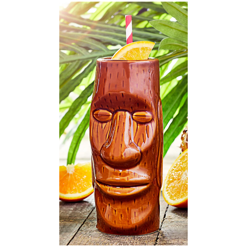Easter Island Ceramic Tiki Mug 450ml – Bar Mug | Bar46 Brand