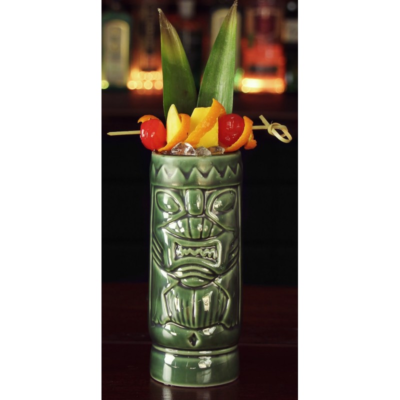 Ku Kaili Ceramic Tiki Mug 500ml – Tribal Cocktail Mug | Bar46 Brand