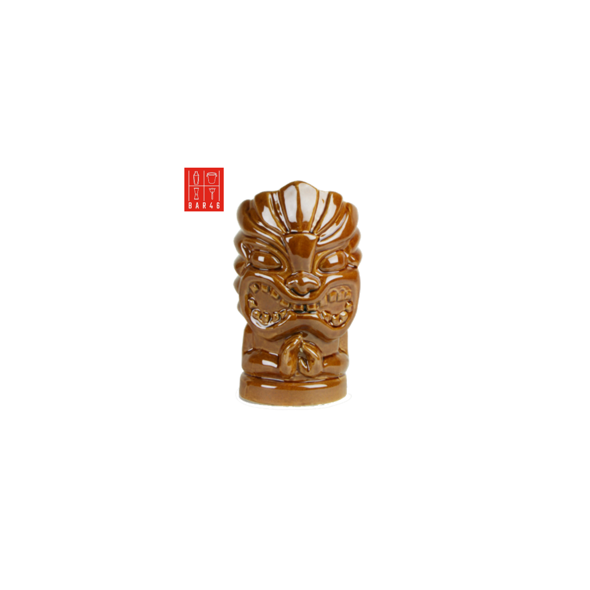 Kava Kava Ceramic Tiki Mug 850ml – XL Tribal Mug | Bar46 Brand