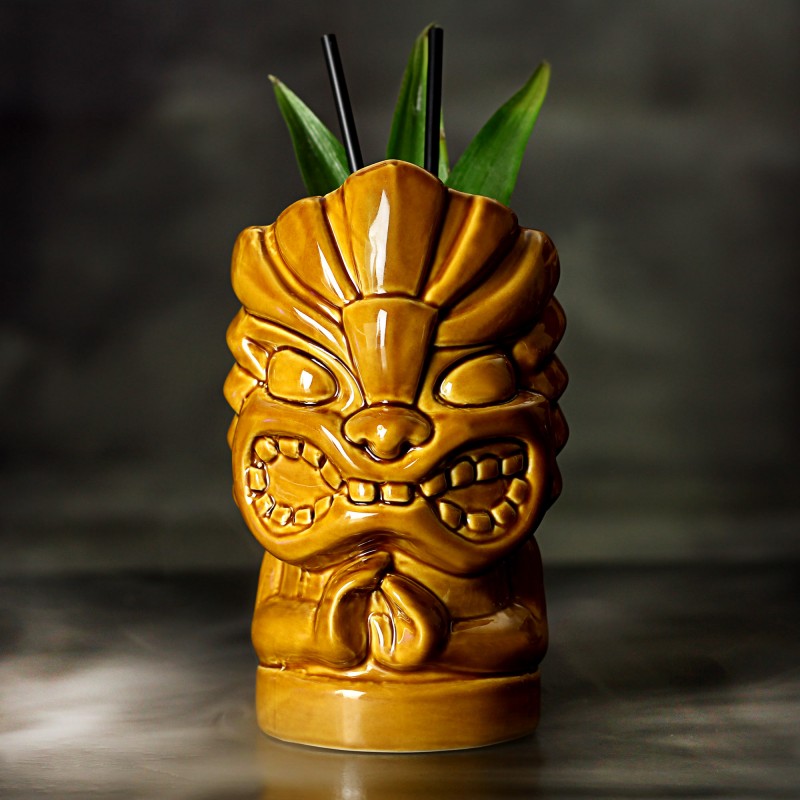 Kava Kava Ceramic Tiki Mug 850ml – XL Tribal Mug | Bar46 Brand