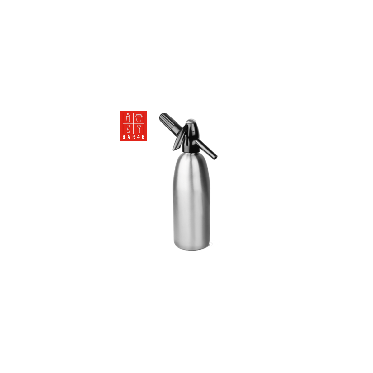 Bar46 Brand Stainless Steel Mesh Soda Siphon – 1 Liter
