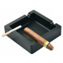 Heavy Aluminium Cigar Ashtray – Black Matte | Bar46 Brand