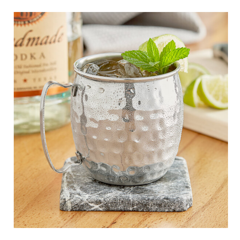Hammered Steel Moscow Mule Mug 450ml | Bar46 Brand Cocktail Cup