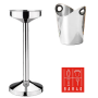 Set – Riviera Stand + Two Handle Ice Bucket (4.2 L, Stainless Steel)