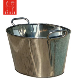 Oval Stainless Steel Beverage Tub 12 L – Professional Drink Cooler | Bar46 Brand