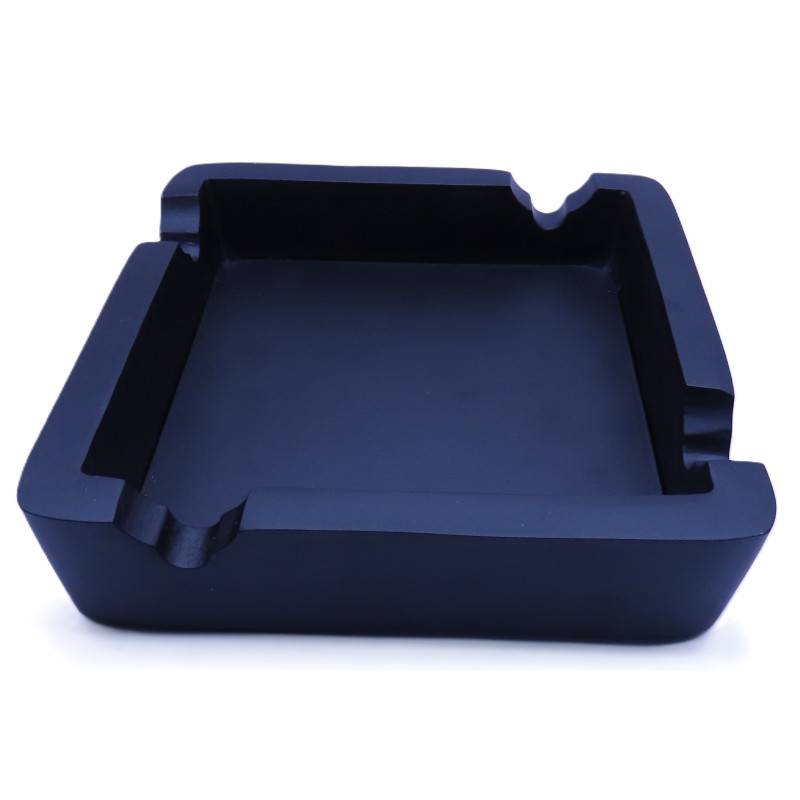 Heavy Aluminium Cigar Ashtray – Black Matte | Bar46 Brand