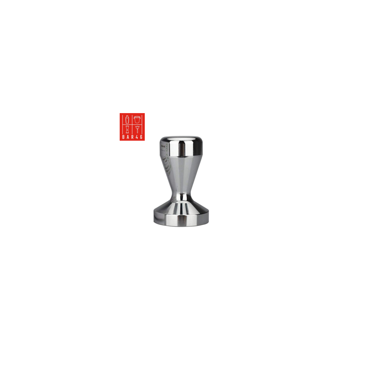 Chrome Espresso Tamper 58mm | Bar46 Barware