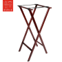 Red-Brown Folding Tray Stand 81cm | Bar46 Brand