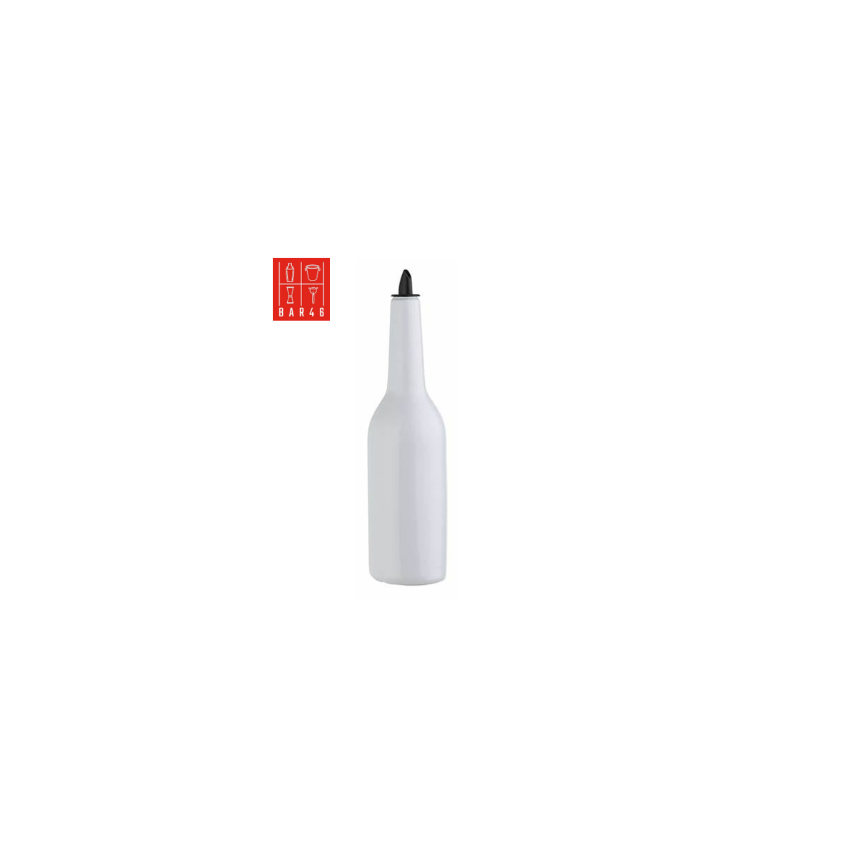 White Flair Bottle 750ml – Bar46 Bartender Practice Bottle