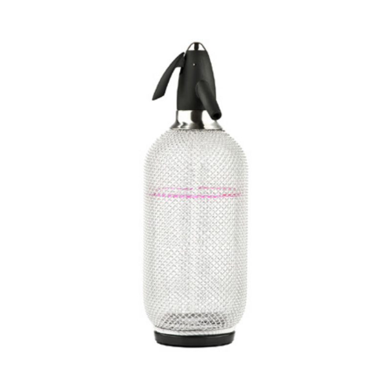 Classic Stainless Steel Mesh Soda Siphon 1L – Carbonated Water Maker | Bar46 Brand