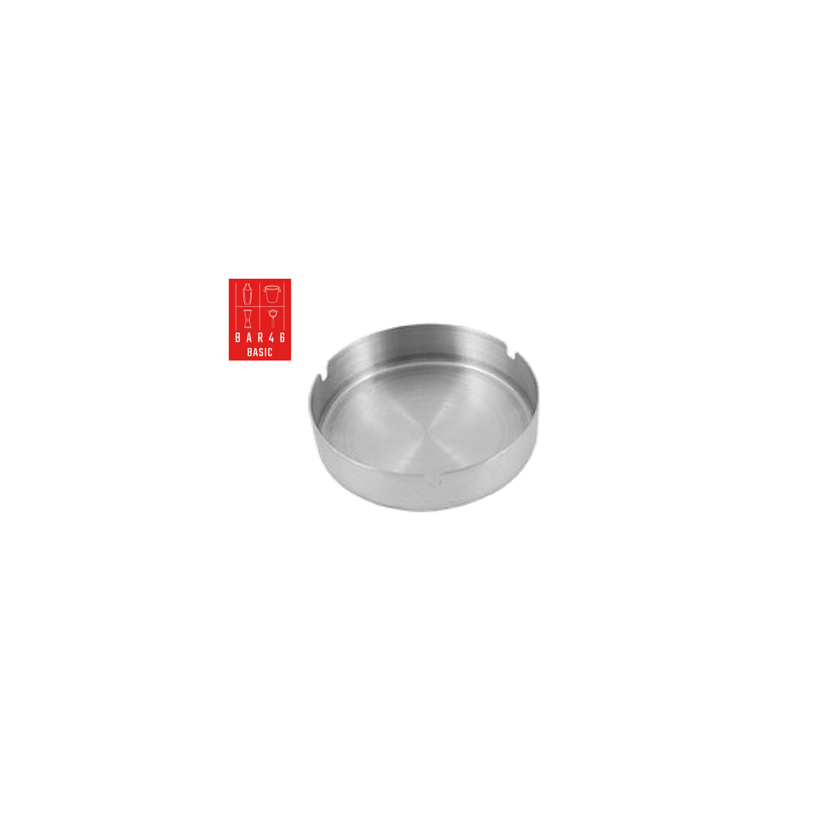 Medium Stainless Steel Ashtray 10cm | Bar46 Brand