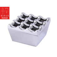 Aluminium Windproof Ashtray – Silver Metal Ashtray | Bar46 Brand