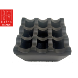Black Windproof Ashtray – Matte Square Heavy Ashtray | Bar46 Brand