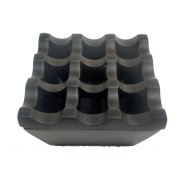 Black Windproof Ashtray – Matte Square Heavy Ashtray | Bar46 Brand