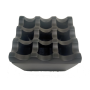 Black Windproof Ashtray – Matte Square Heavy Ashtray | Bar46 Brand