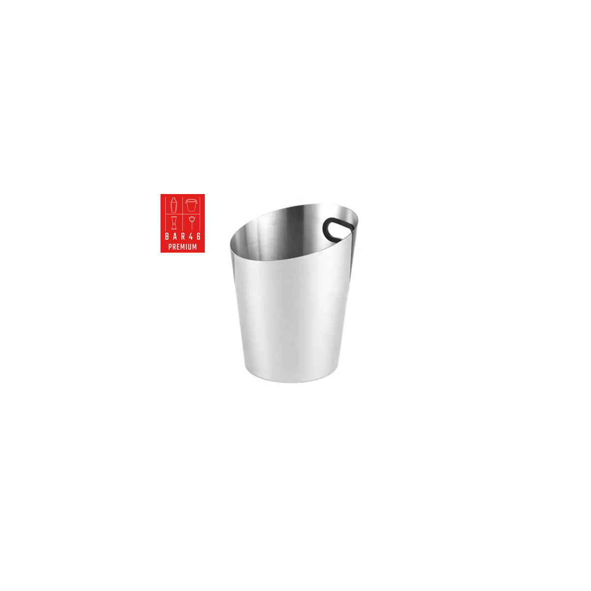 Bar46 Brand One Handle Premium Ice Bucket Set-Up 4.2L – Mirror Stainless