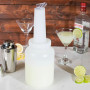 Store 'N Pour White Container with White Spout and Cap, (0.5Gl/2.2l)
