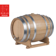 Oak Wine Barrel 3L – Wooden Whiskey Dispenser & Bar Decor