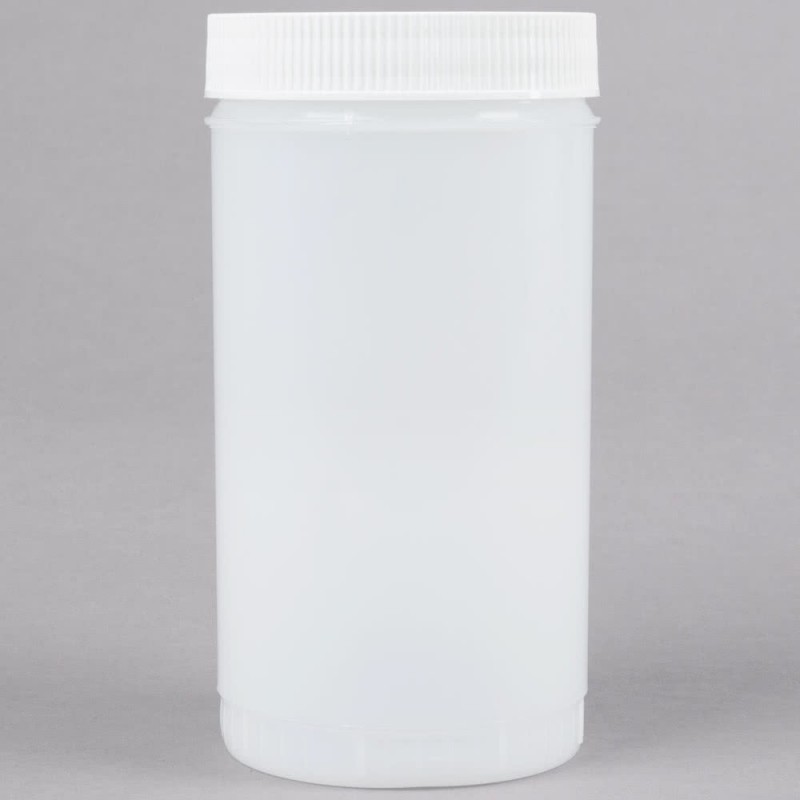 White Container with Cap 1QT | Bar46 – Bar & Restaurant Storage Tools