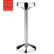 Bar46 Brand Riviera Stand + Champagne Bucket with Knobs Set (6 L, Stainless Steel)