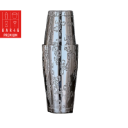 Etched Leaf Boston Cocktail Shaker Set 540ml/750ml – Bar46 Brand
