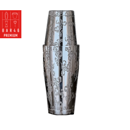 Etched Leaf Boston Cocktail Shaker Set 540ml/750ml – Bar46 Brand