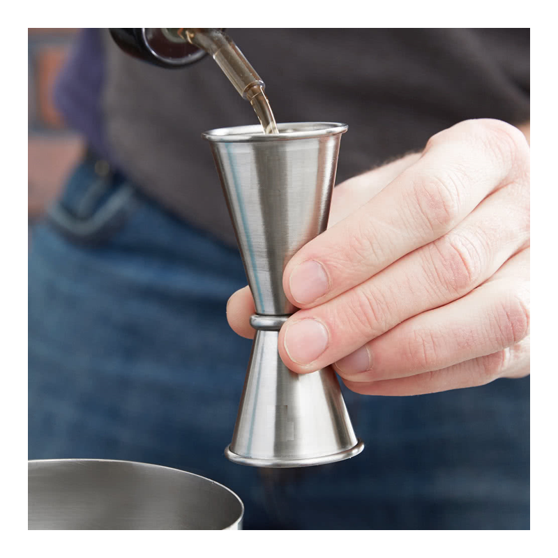 Japanese Jigger 25ml/50ml Stainless Steel | Bar46 Brand Cocktail Tools