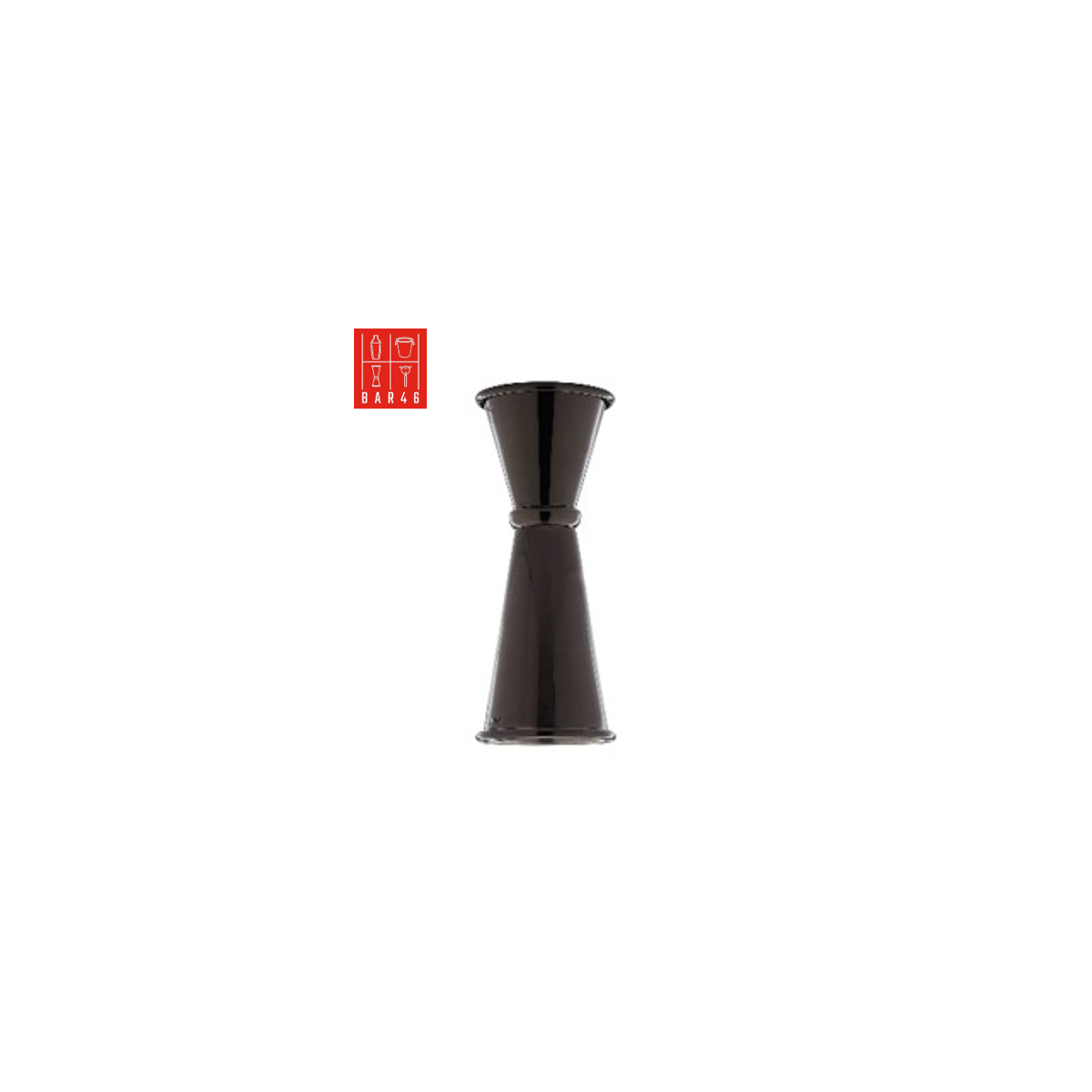 Gunmetal Black Plated Japanese Jigger 30/60 ml | Bar46 Premium