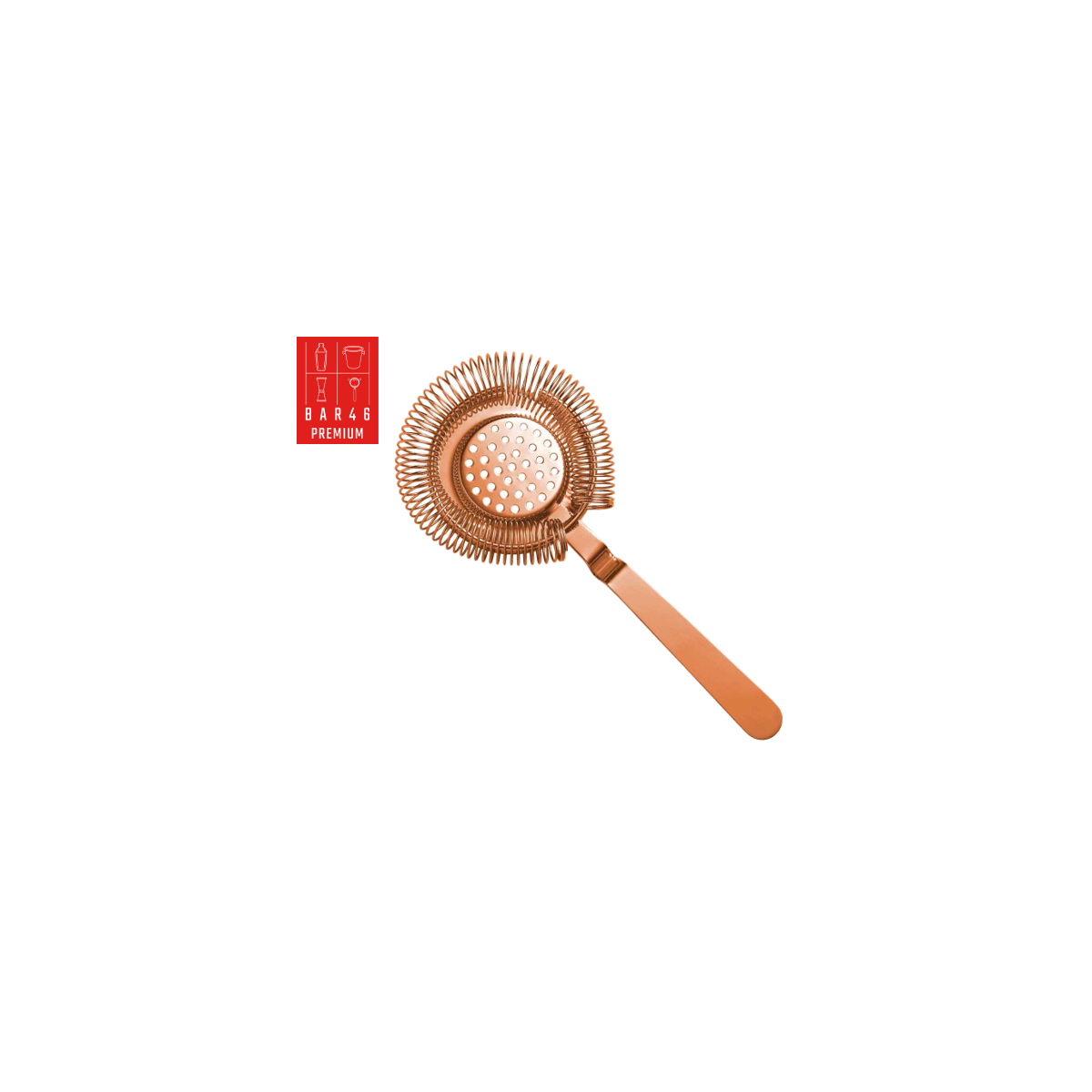 Bar46 Brand Copper Plated Calabrese Hawthorn Strainer