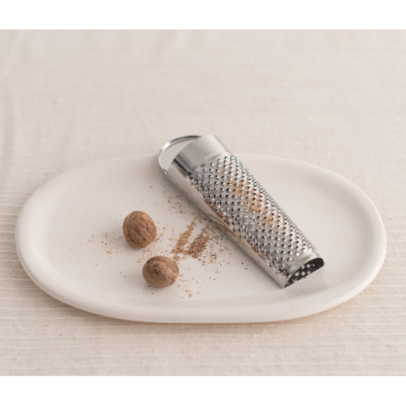 Semi-Circle Nutmeg Grater – Stainless Steel Bar Tool | Bar46 Professional Barware Brand